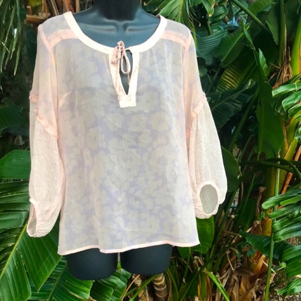 animal print and floral blouse